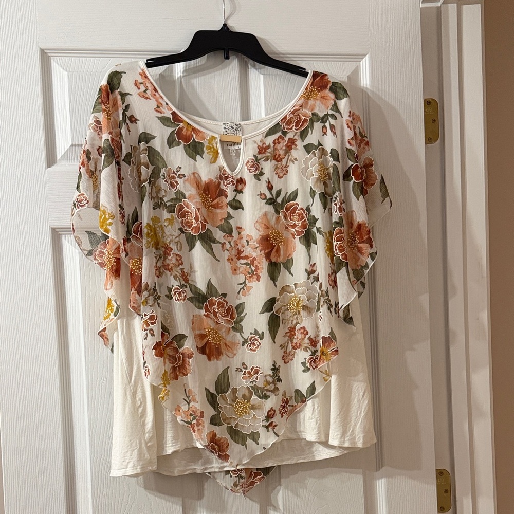 Floral Print Women's Top
